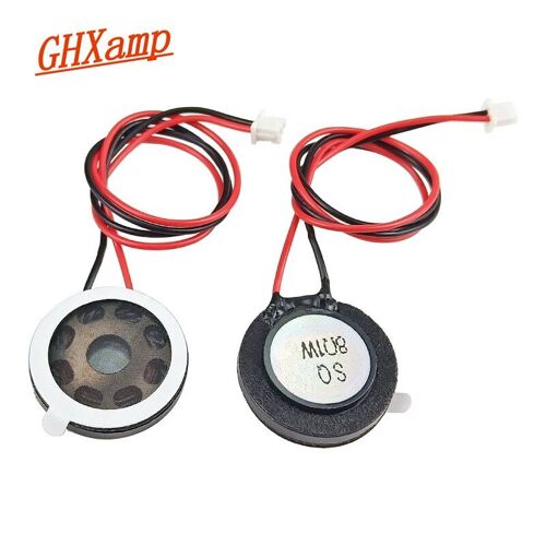 petit haut-parleur de 20mm, ligne à liaison magnétique intérieure, en plastique, 8ohm, 1W, pour serrure intelligente, téléphone portable, caméra, 2 pièces Nipseyteko