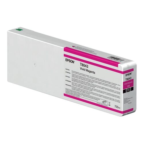 Cartouche d'encre Magenta vif Epson T8043 originale pour SureColor SC-P6000, SC-P7000, SC-P7000V, SC-P8000, SC-P9000, SC-P9000V