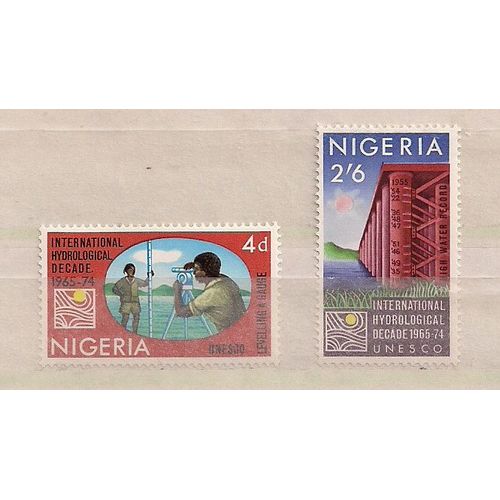 Nigéria- Série De 2 Timbres Neufs- Hydrologie- N°206/07