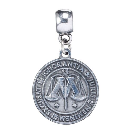 Harry Potter Breloque Plaqué Argent Ministry Of Magic