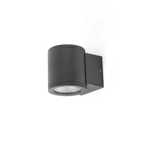 Faro Tond Applique Led 1 Lumière Gris Foncé 2700k 6w 2700k Ip54