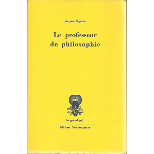 Le Professeur De Philosophie