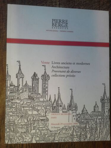 Livres Anciens Et Modernes, Architecture, Provenant De Diverses Collections Privees - [Bibliotheque Elisabeth Et Robert Lutz - Bibliotheque Medicale Du Professeur C - Heures De Nostre Dame - ...
