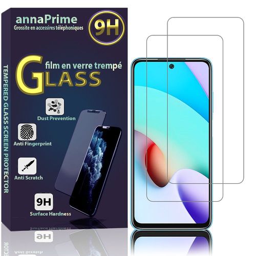 Lot / Pack De 2 Films Verre Trempé Pour Xiaomi Redmi 10 6.5" Protection D'écran