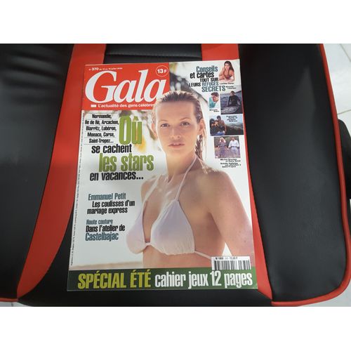 Gala - N°370- Où Se Cachent Les Stars - Laetitia Casta - Françoise Hardy Jacques Dutronc - E. Daho