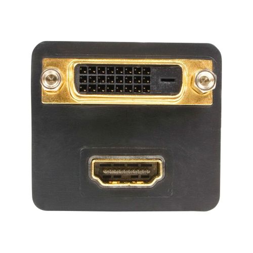 StarTech.com Splitter video HDMI vers HDMI et DVI de 30 cm - Répartiteur video - liaison double - DVI-D, HDMI femelle pour HDMI mâle - 30.5 cm - blindé - noir - pour P/N: HDMIROTMM6