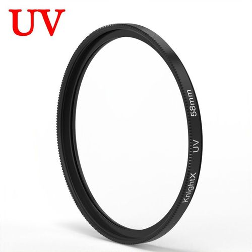 KnPackage X-Filtre UV MCUV de 49mm,52mm,55mm,58mm,62mm,67mm,72mm,77mm,Protection Lente pour Appareil Photo Nikon Sony DSLR - Type UV filter-72mm