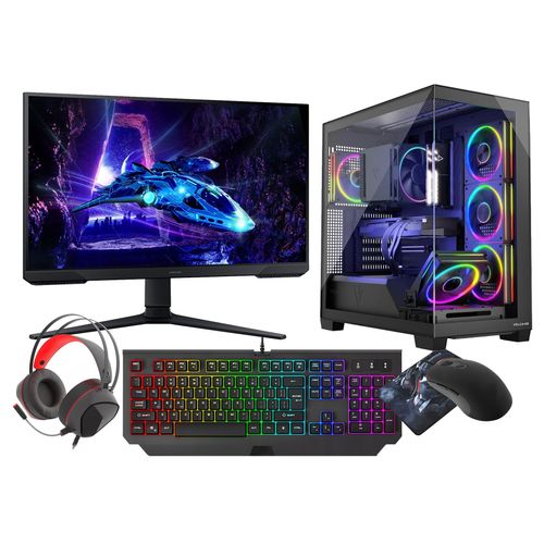 VIST Stellar PC Gaming Ryzen 7 5700X - RAM 32Go - RTX 5060 - SSD 1To M.2 - WIFI - LCD 24 180Hz - Windows 11 Pro