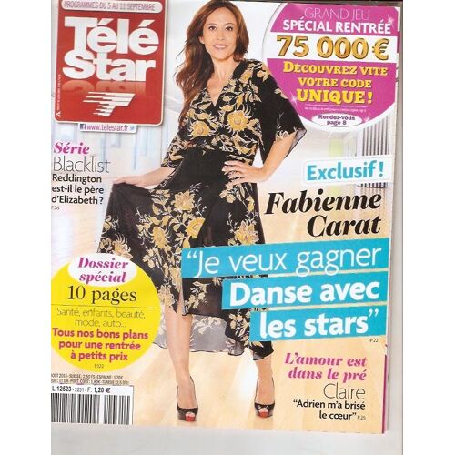 Fabienne Carat 2p/ Nathalie Baye 1.5p/ James Spader 1p/ Tony Parker 1/2p/ Clark Gable 2p/ M.Pokora 1p/ Liam Neeson 1p/ Maitena Biraben 1p/ Barbara Schulz 1p/ Jacqueline Macinnes Wood 1p/ 2031 
