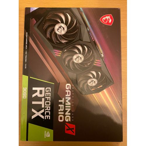 24GB MSI GeForce RTX 3090 GAMING X TRIO PCIe 4.0 x16 1xHDMI 2.1 / 3x Display Port