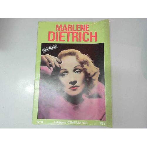 Editions Cinemania N° 08 : Marlene Dietrich (1979)
