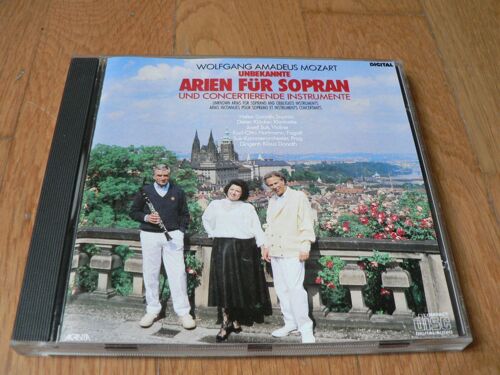 Wolfgang Amadeus Mozart 1756-1791 8 Arias Inconnues Cor Sincerum Par Helen Donath Soprano Dieter Klöcker Clarinette Josef Suk Violon Karl-Otto Hartmann Basson Suk-Kammerorchester Prag Dir Klaus Donath