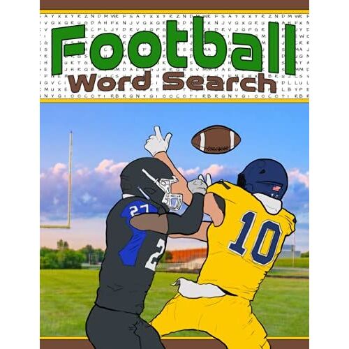 Football Word Search: Football Activity Book For Boys | Word Find Puzzle Book For Sports Fans | Searches And Scrambles Activity Puzzle Book