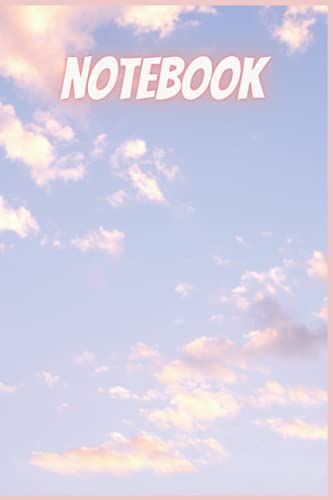 Sky Notebook: Blue And Pink Journal With 120 Pages Of College Rule Lined Paper