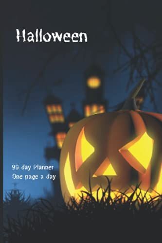 Simple Planner - Halloween Edition: Compact Daily Planner, One Page A Day, 4x6 Inches, 95 Pages, Mini Pocket Calendar, 3 Months, Quarterly, Schedule, Organizer