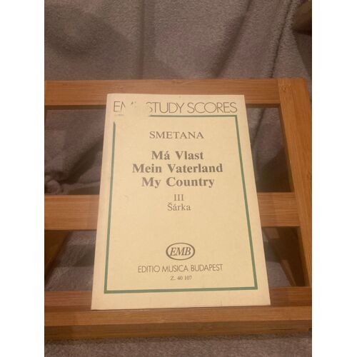 Smetana Ma Vlast Iii Sarka Partition Orchestre Emb Z. 40107