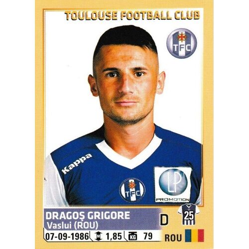 N° 463 - Image Panini Foot 2014 / 2015 - Dragos Grigore - Toulouse