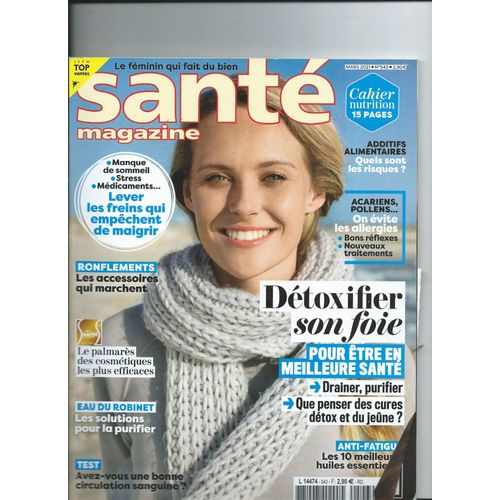 Santé Magazine 03/2021 Anna Roy, Sonia Rolland, Détoxifier Son Foie N° 543