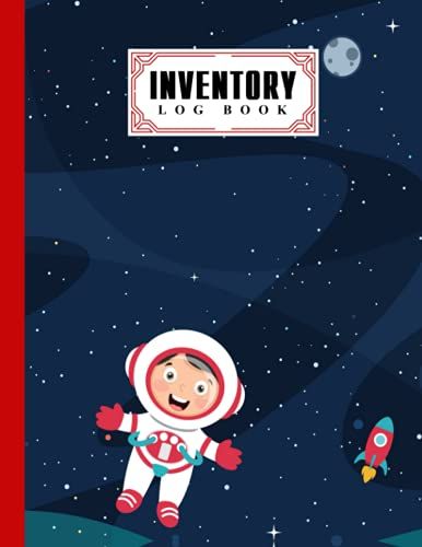 Inventory Log Book: Space Cover Inventory List Notebook, Large Inventory Log Book - 120 Pages, Size 8.5" X 11" For Business And Home By Tracey Ferencz