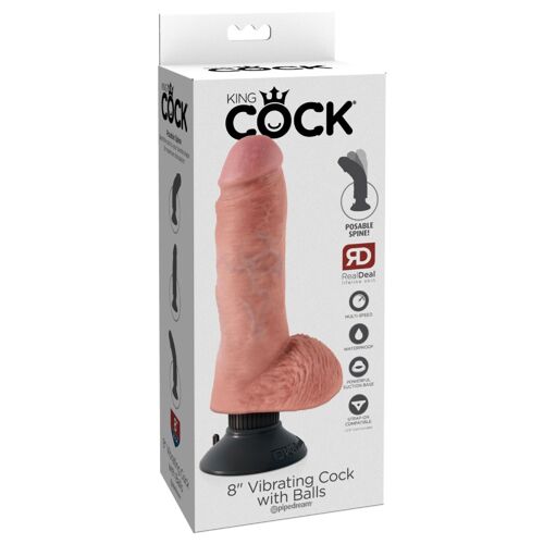 Kc Gode Vibrant 20cm Avec Testicules