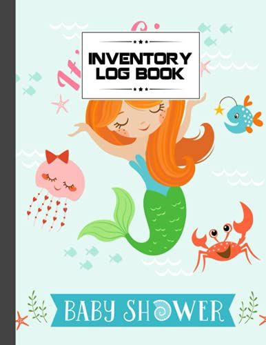 Inventory Log Book: Premium Mermaid Cover Inventory Log Book, Inventory Log Book For Business | Simple Inventory Tracker, 120 Pages, Size 8.5" X 11" By Ella Schweizer