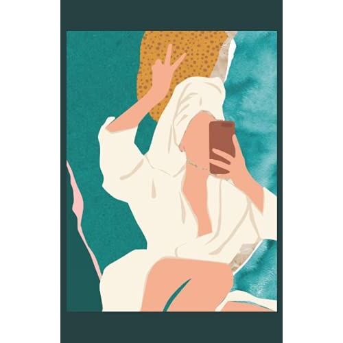 Girl Selfie On The Mirror: 5.5" X 8.5" Journal For Writing Down Habits Diary, Notebook, Ruled/Lined, 192 Pages