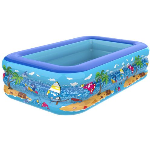 Piscine gonflable à cadre en PVC,modèle de dessin,pour l'été,l'extérieur et l'intérieur - Type S #C