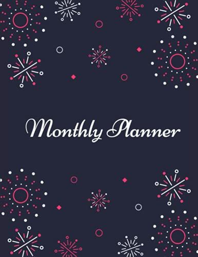 Monthly Planner: Monthly Planner No Lines