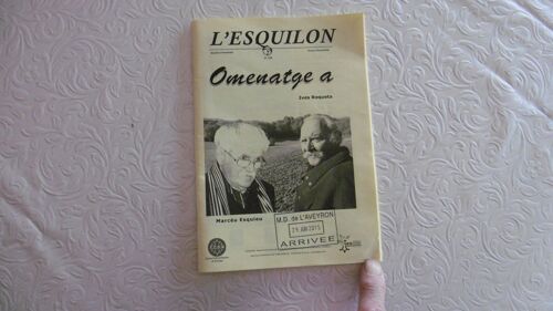 Rare Revue Trimestrielle En Patois Occitan Et Français L Esquilon N 120 Omenatge A Yves Roqueta ( Marèu Esquieu )  Centre Culturel D Occitan Du Rouergue 