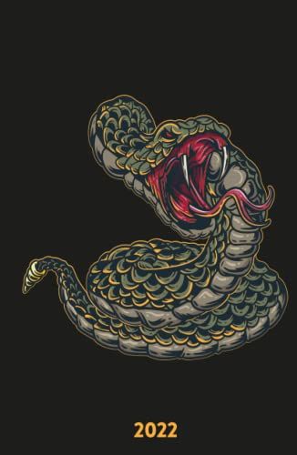 Kalender 2022 A5 - Scary Rattle Snake: Jahresplaner Und Kalender Für Das Jahr 2022 Von Januar Bis Dezember Mit Ferien, Feiertagen Und Monatsübersicht - Organizer Und Zeitplaner Für 1 Jahr