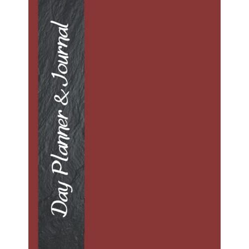 Day Planner & Journal: Large Print 8.5" X 11" - 150 Pages - Includes Bonus Pages