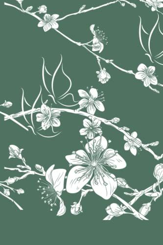 Undated Daily Planner: Floral 6x9 Cherry Blossom Flowers