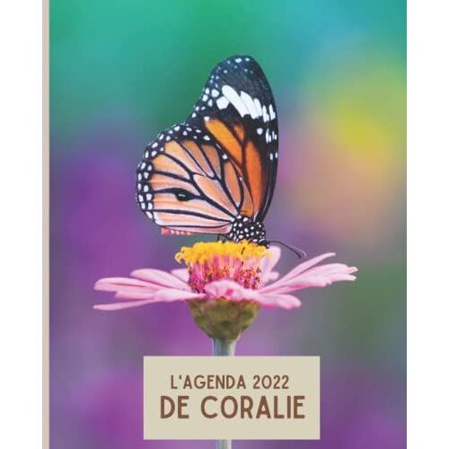 L'agenda 2022 De Coralie: Agenda Journalier - Semainier - Mensuel ( Un Jour Par Page | 410 Pages En Tout )