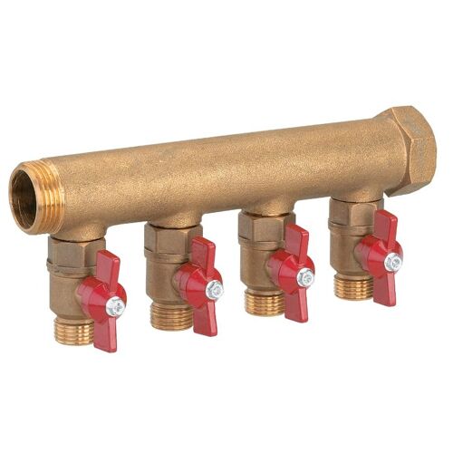 Collecteur modulaire sanitaire chauffage 2 départs m15x21 e/s MF 26x34