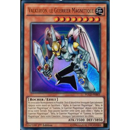 Carte Yu-Gi-Oh Ygld-Frb01 Valkyrion, Le Guerrier Magnétique  Neuf Fr