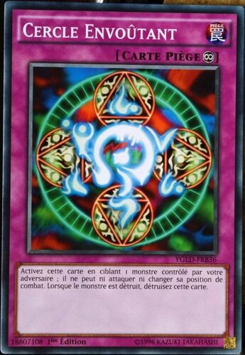 Carte Yu-Gi-Oh Ygld-Frb36 Cercle Envoûtant  Neuf Fr