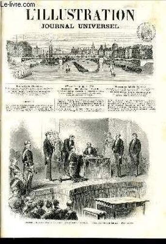 L'illustration Journal Universel N° 1374-Texte : Revue Politique De La Semaine. ¿ Événements D'espagne. ¿ Courrier De Paris. ¿ Salon De 1869 : Tableaux Reproduits Par L'illustration: Les ...