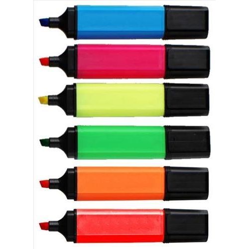 Majuscule-Pochette 5 Surligneurs + Clip Ep Assorti