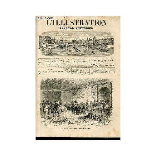 L'illustration Journal Universel N° 1589-Texte : Histoire De La Semaine. ¿ Courrier De Paris. ¿ Nos Gravures. ¿ La Cage D'or, Nouvelle, Par M. G. De Cherville (Suite). ¿ L'ecole Des ...