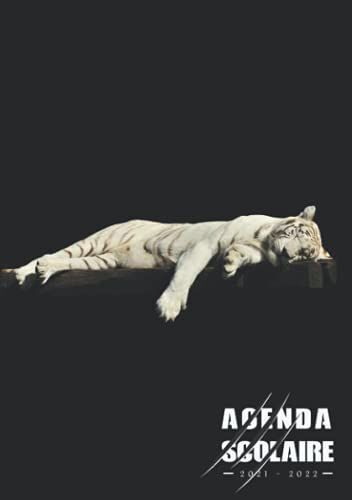 Agenda 2021 2022: Motif Tigre Blanc Journalier Pour Primaire, Collège Et Lycée | Calendrier & Planificateur Animaux | Pour Planifier Une Année Scolaire Réussie