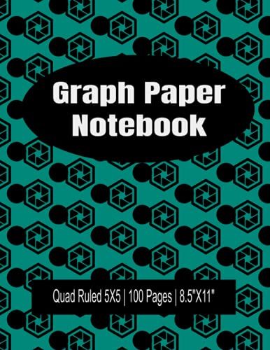Graph Paper Composition Notebook: Grid Paper Notebook, Quad Ruled 5 Squares Per Inch, 100 Sheets, 8.5 X 11, (Graph Paper Notebooks)
