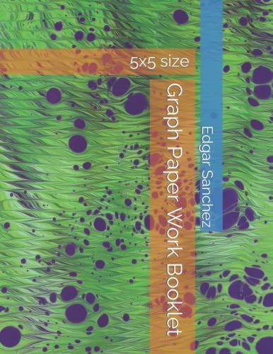 Graph Paper Work Booklet: 5x5 Size