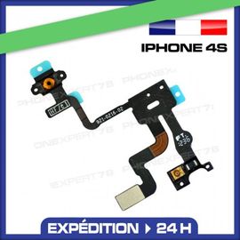 Nappe Sonde Capteur De Proximité + Bouton Power On Off Pour Iphone 4s