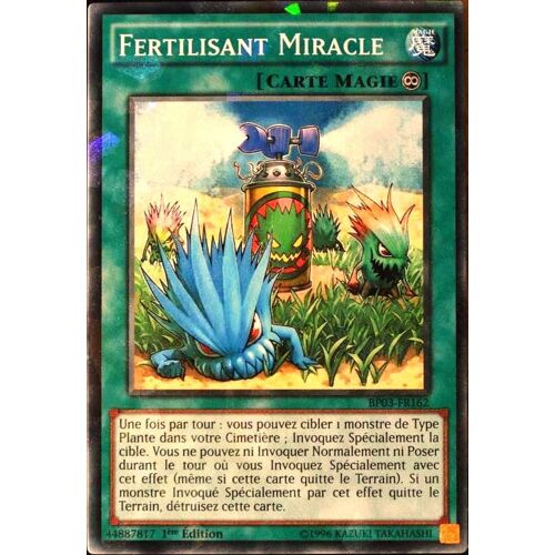 Carte Yu-Gi-Oh Bp03-Fr162-Sh Fertilisant Miracle Neuf Fr
