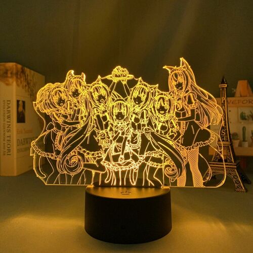 Lampe Led En Acrylique 3d, Veilleuse Pour Chambre À Coucher, Décoration, Cadeau D'anniversaire Pour Enfants