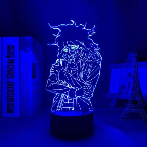 Lampe Led 3d Danganronpa Nagito Komaeda, Décoration Pour Chambre D'enfant, Cadeau D'anniversaire