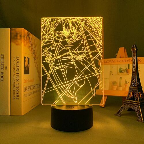 Lampe 3d Slime Isekai Souei, Figurine Pour Chambre D'enfants, Décor Cette Fois Où J'ai Été Réincarné Comme Un Slime Anime Led