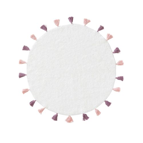 Lytte Tapis Lavables Pour Enfants Malu Rose Diamètre 120 Cm Rond