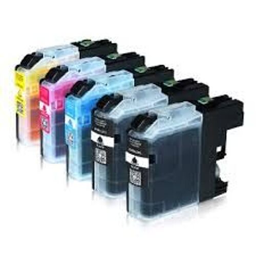 4 Toner pour Brother TN 2010 Black 1000 Pages avec Brother L-2130 2130R 2132 2132R 2135W, DCP-7055 7055W