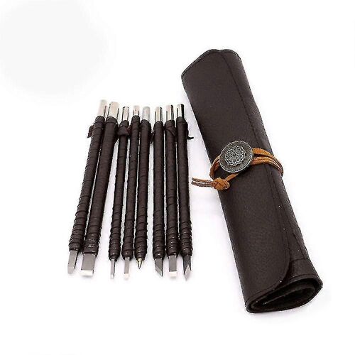 Set Gravure En Alliage D'acier Au Tungstène Outils Professionnels Pour Les Débutants Et Les Graveurs 8pcs
